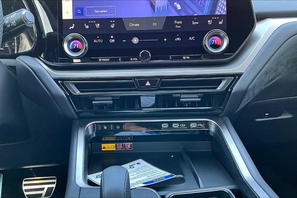 new 2025 Lexus TX 500h car, priced at $75,220
