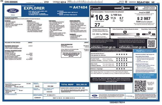 used 2024 Ford Explorer car, priced at $37,500