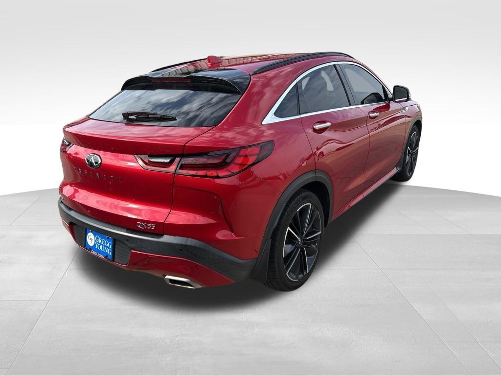 used 2022 INFINITI QX55 car, priced at $30,598