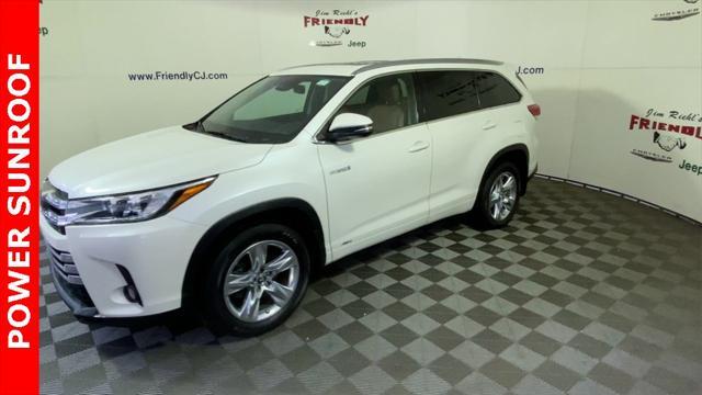 used 2018 Toyota Highlander Hybrid car, priced at $29,368