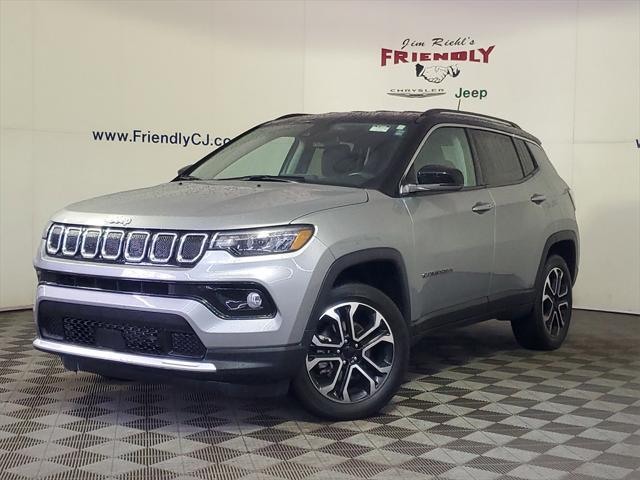 used 2022 Jeep Compass car, priced at $23,524
