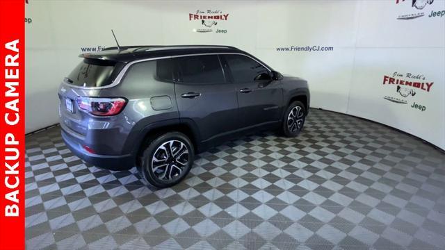 used 2022 Jeep Compass car, priced at $22,403