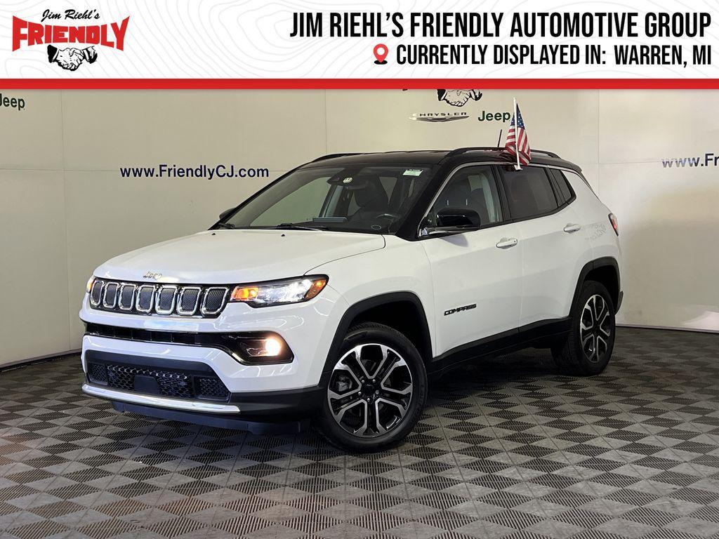 used 2022 Jeep Compass car, priced at $21,965