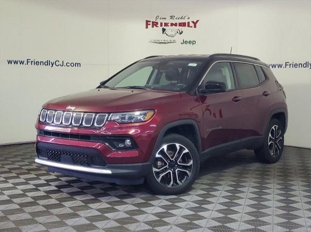 used 2022 Jeep Compass car, priced at $23,792