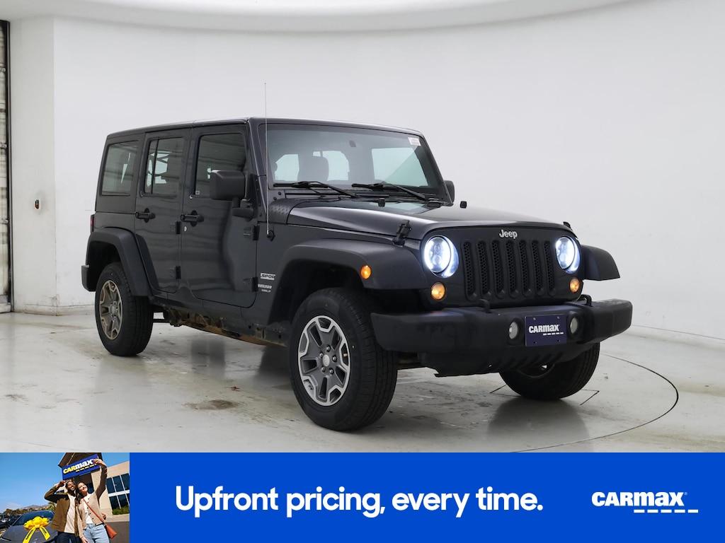 used 2017 Jeep Wrangler car, priced at $18,998