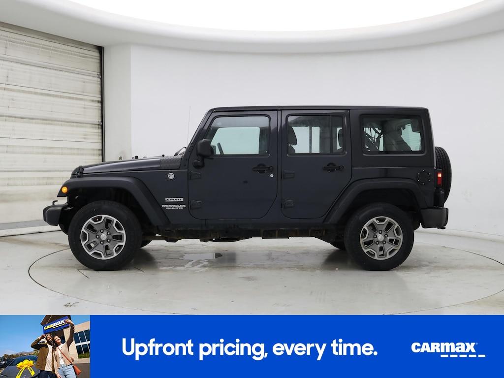 used 2017 Jeep Wrangler car, priced at $18,998