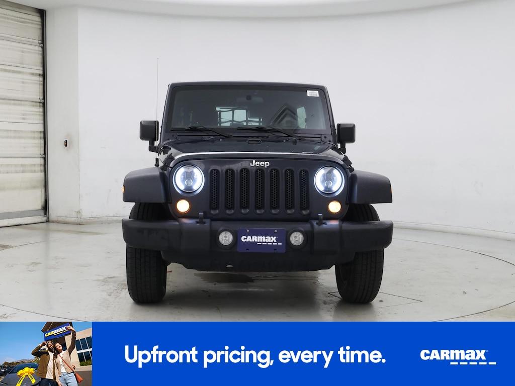 used 2017 Jeep Wrangler car, priced at $18,998