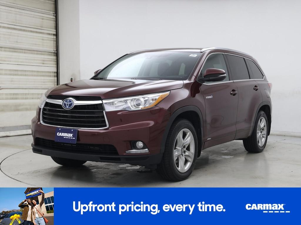 used 2016 Toyota Highlander Hybrid car, priced at $24,998