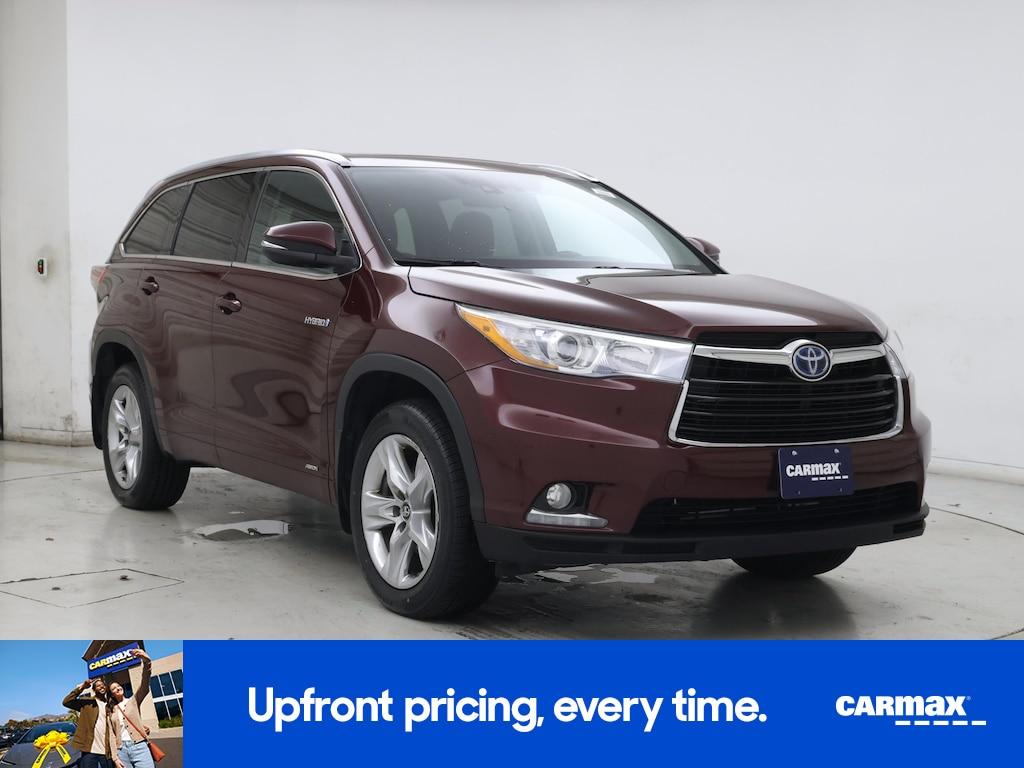 used 2016 Toyota Highlander Hybrid car, priced at $24,998