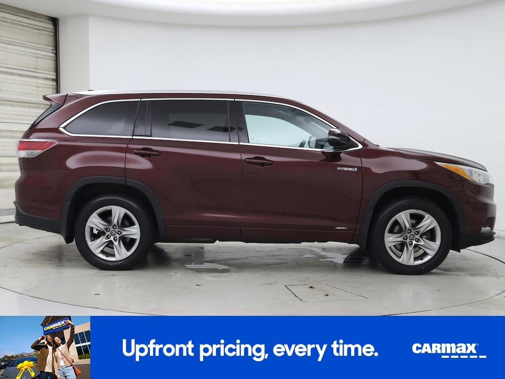 used 2016 Toyota Highlander Hybrid car, priced at $24,998