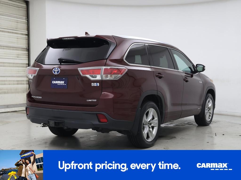used 2016 Toyota Highlander Hybrid car, priced at $24,998