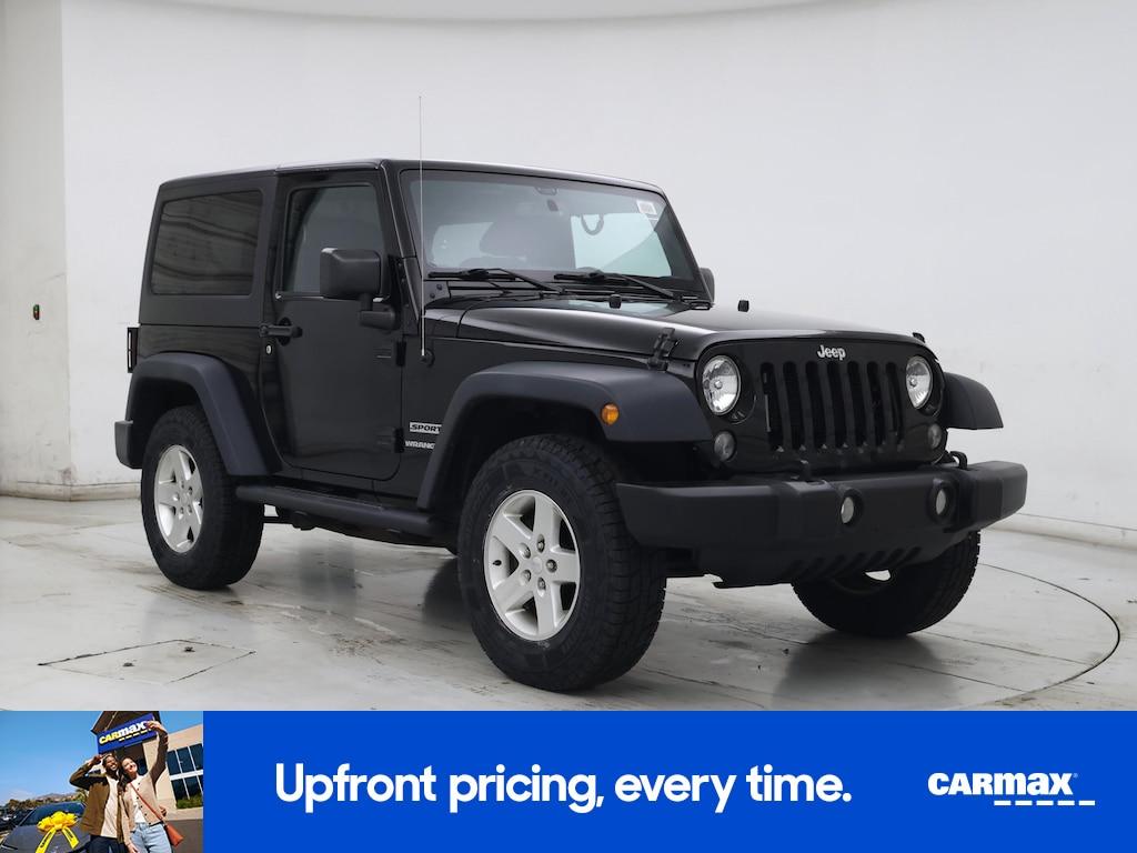 used 2016 Jeep Wrangler car, priced at $19,998