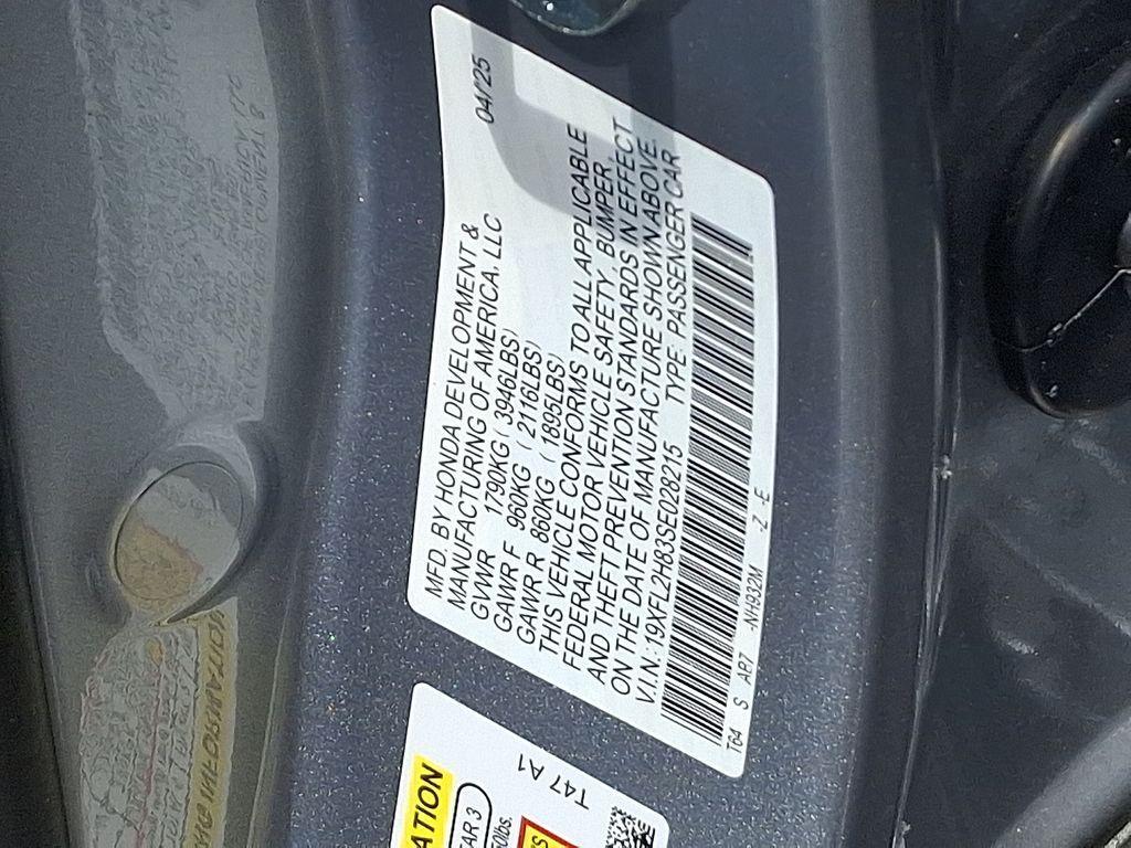 new 2025 Honda Civic car, priced at $28,600