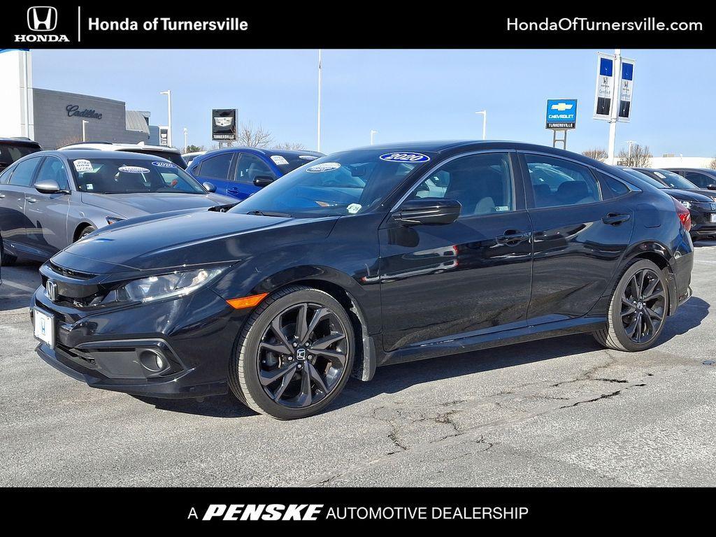 used 2020 Honda Civic car, priced at $22,380