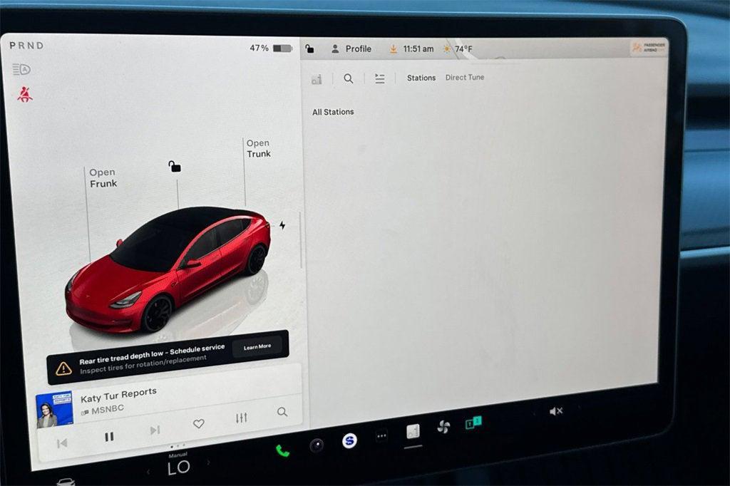 used 2023 Tesla Model 3 car, priced at $33,763