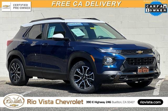 used 2022 Chevrolet TrailBlazer car, priced at $23,763