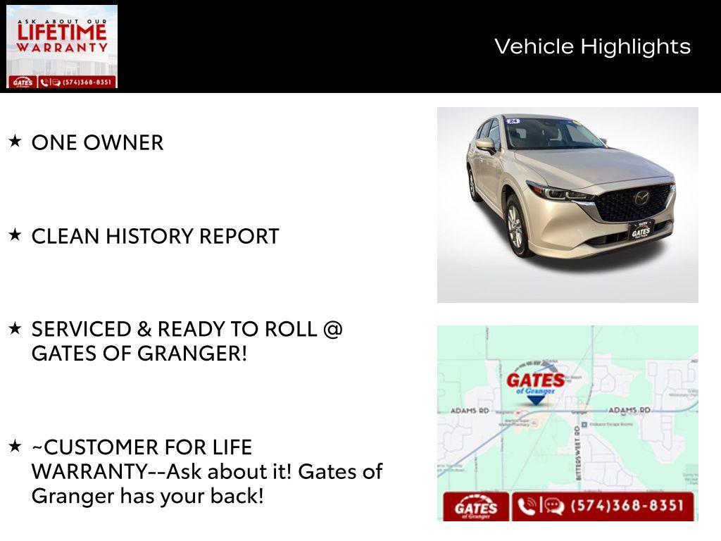 used 2024 Mazda CX-5 car, priced at $23,893