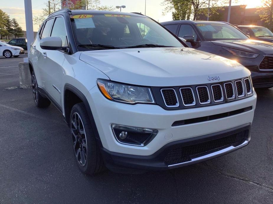 used 2018 Jeep Compass car, priced at $17,586