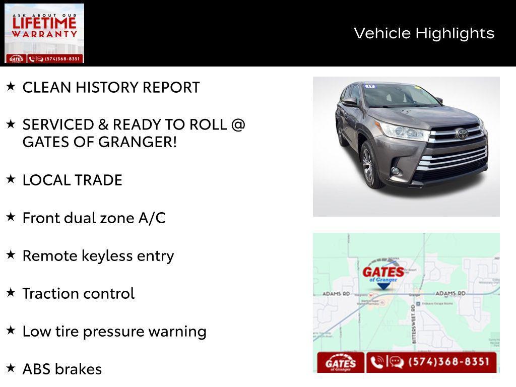 used 2017 Toyota Highlander car, priced at $19,987