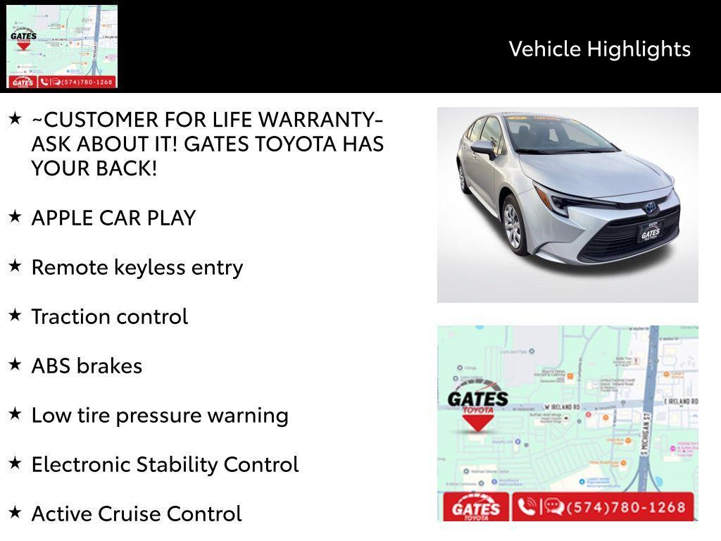 used 2025 Toyota Corolla Hybrid car, priced at $22,327