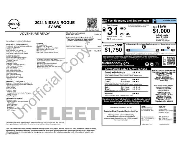 used 2024 Nissan Rogue car, priced at $22,790