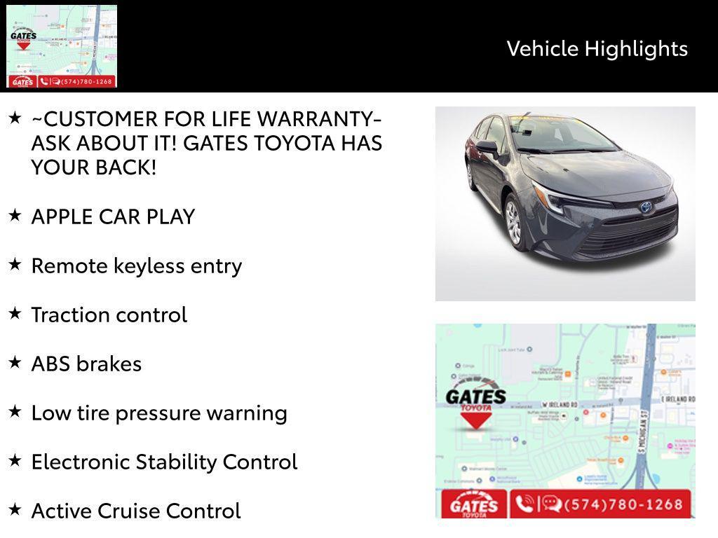 used 2025 Toyota Corolla Hybrid car, priced at $23,317