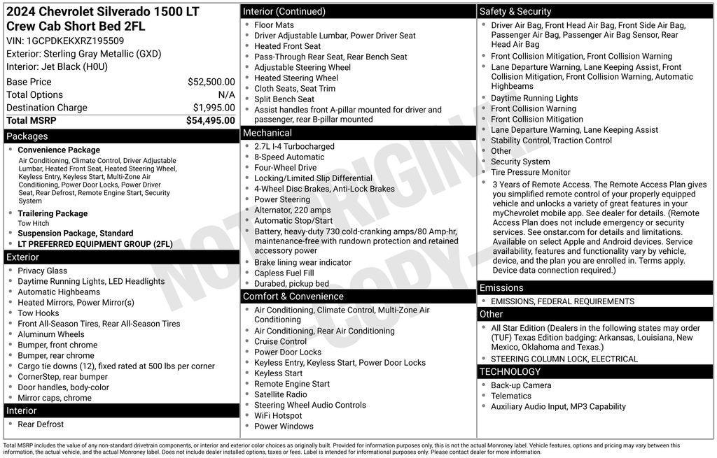 used 2024 Chevrolet Silverado 1500 car, priced at $40,999