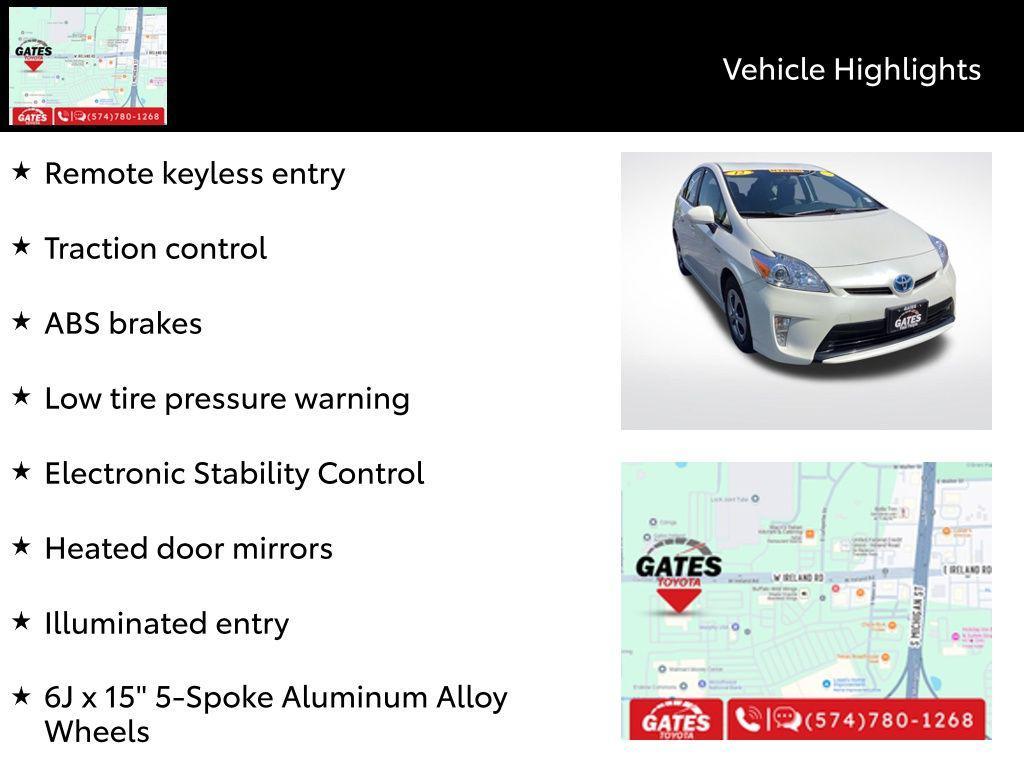 used 2012 Toyota Prius car, priced at $7,497