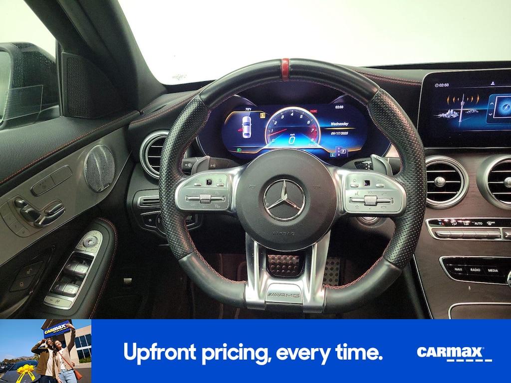 used 2021 Mercedes-Benz AMG C 43 car, priced at $38,998