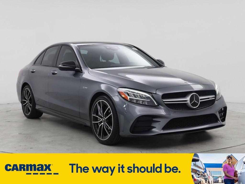 used 2021 Mercedes-Benz AMG C 43 car, priced at $35,998