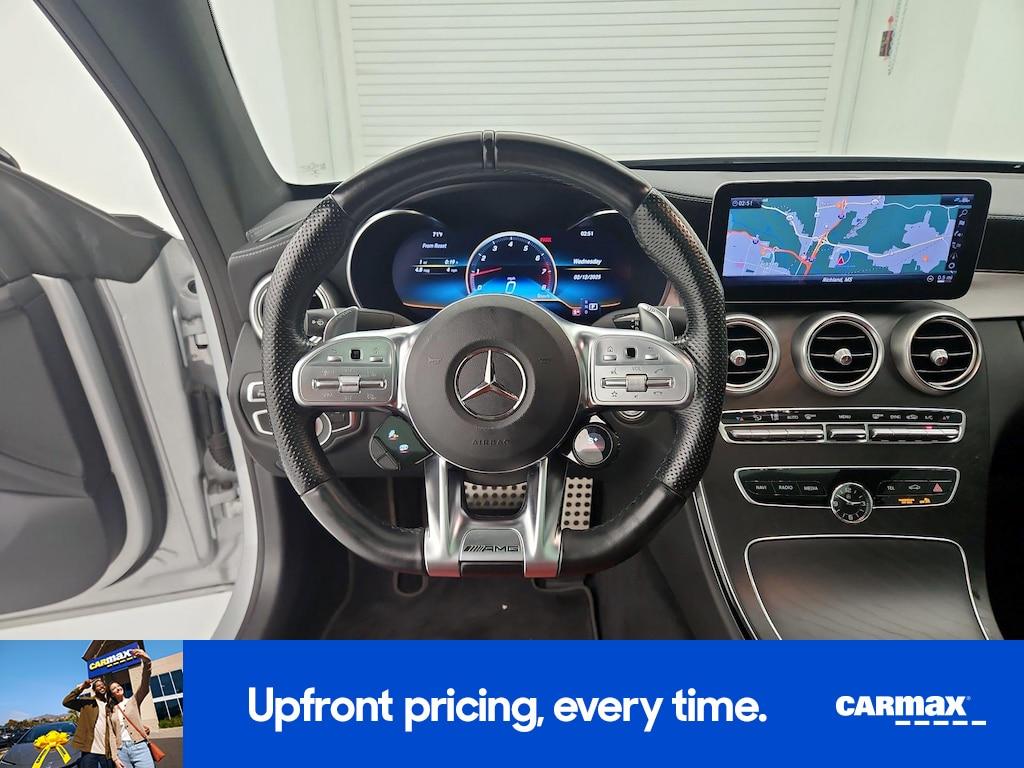 used 2021 Mercedes-Benz AMG C 43 car, priced at $42,998