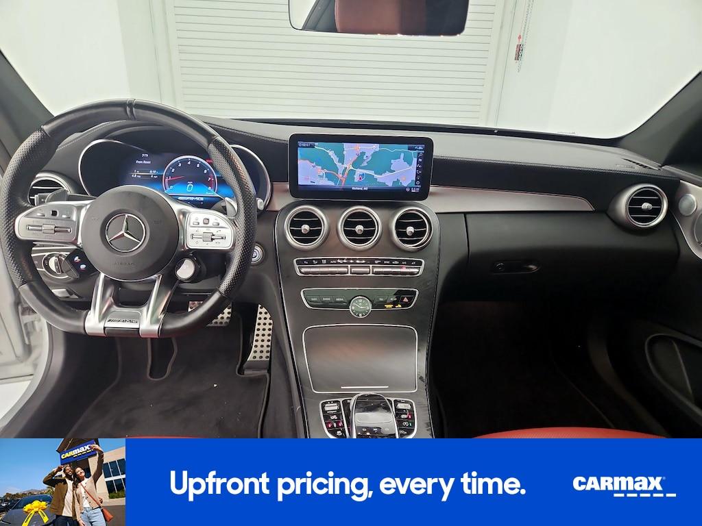 used 2021 Mercedes-Benz AMG C 43 car, priced at $42,998