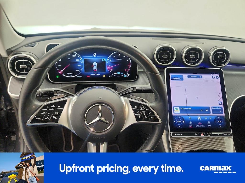 used 2022 Mercedes-Benz C-Class car, priced at $34,998