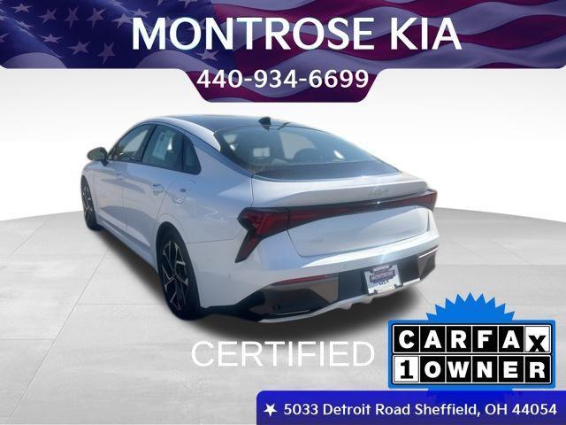 used 2025 Kia K5 car, priced at $28,680