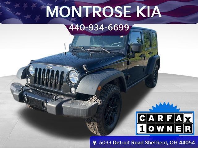used 2017 Jeep Wrangler Unlimited car, priced at $19,780