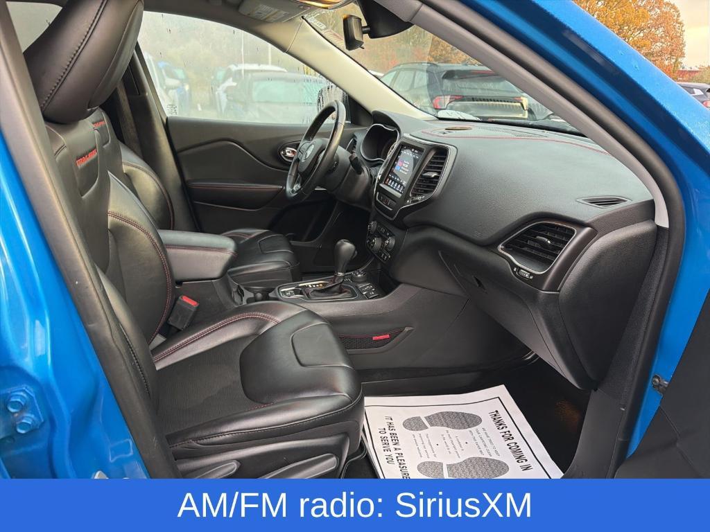 used 2021 Jeep Cherokee car, priced at $19,400