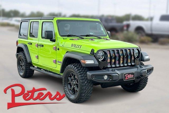 used 2021 Jeep Wrangler Unlimited car, priced at $33,995