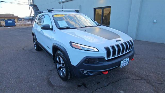 used 2018 Jeep Cherokee car, priced at $16,994