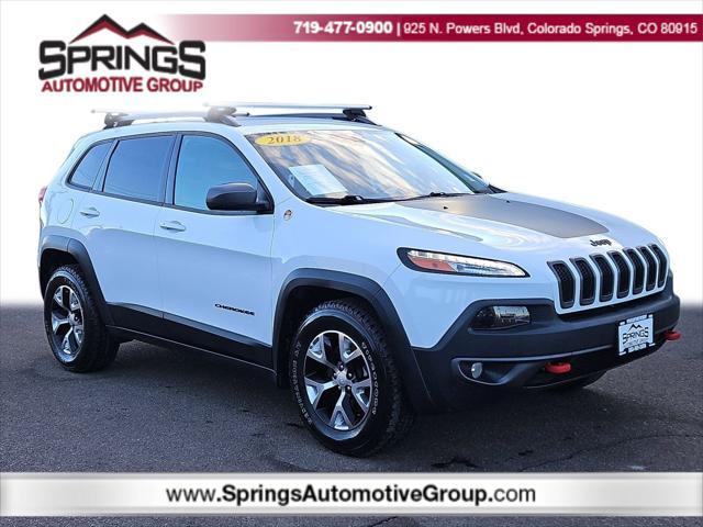 used 2018 Jeep Cherokee car, priced at $16,994