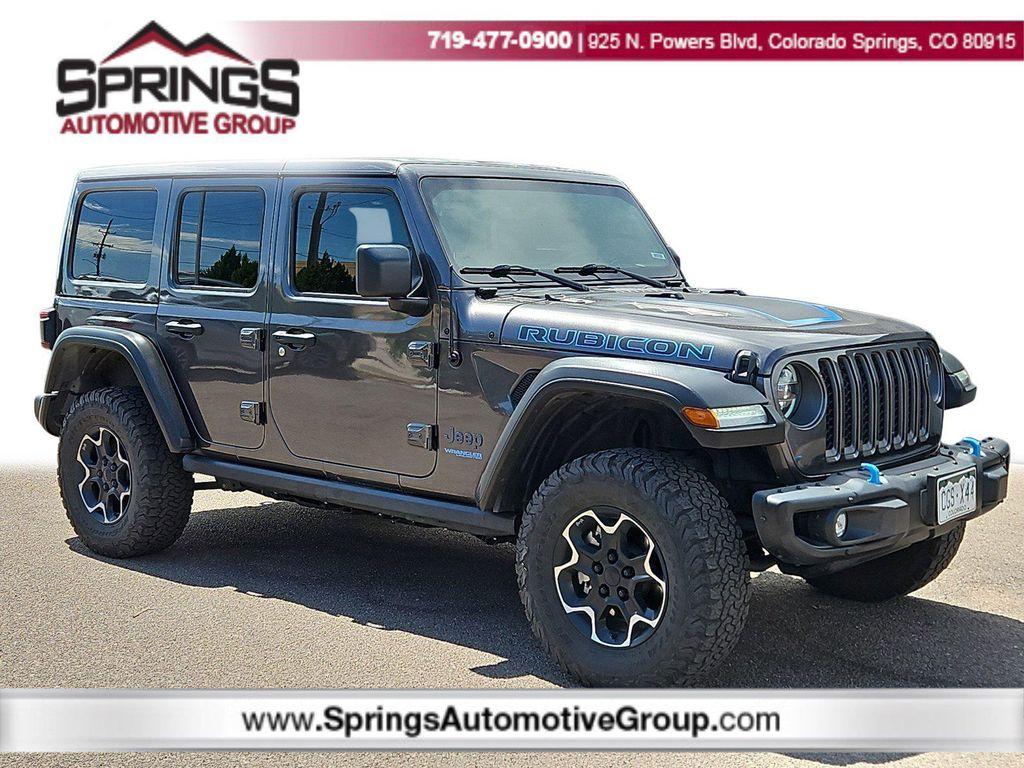 used 2021 Jeep Wrangler Unlimited 4xe car, priced at $33,197