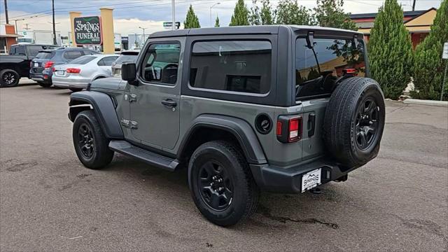 used 2020 Jeep Wrangler car, priced at $27,197