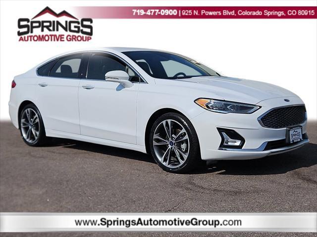 used 2019 Ford Fusion car, priced at $16,197