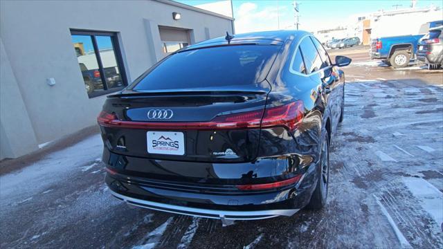 used 2022 Audi e-tron Sportback car, priced at $37,998