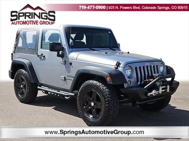 used 2016 Jeep Wrangler car, priced at $21,899