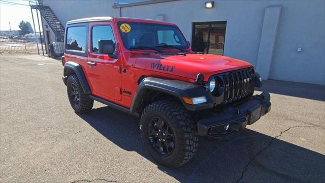 used 2021 Jeep Wrangler car, priced at $29,994