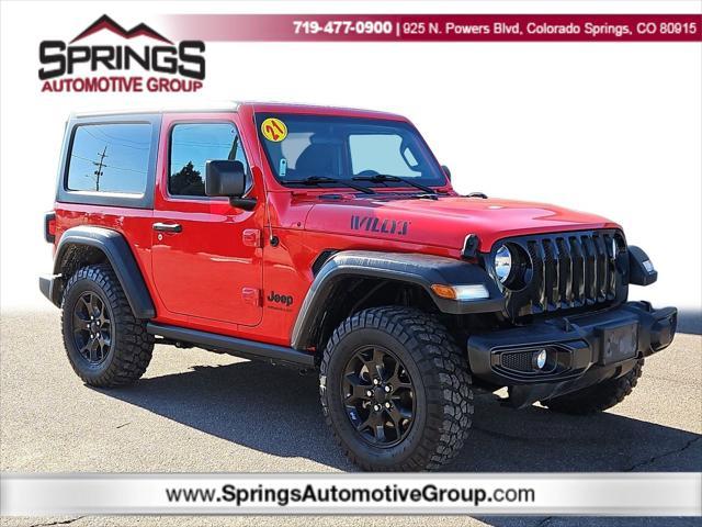 used 2021 Jeep Wrangler car, priced at $29,994