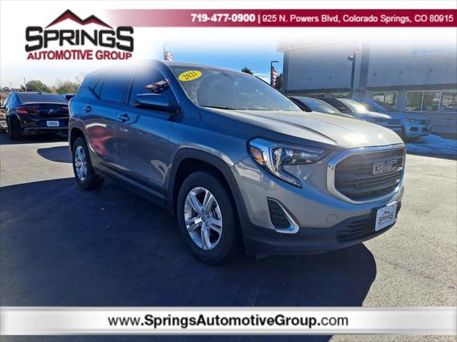 used 2021 GMC Terrain car, priced at $25,299