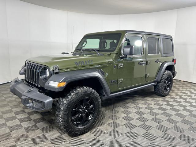 used 2021 Jeep Wrangler Unlimited car, priced at $29,770