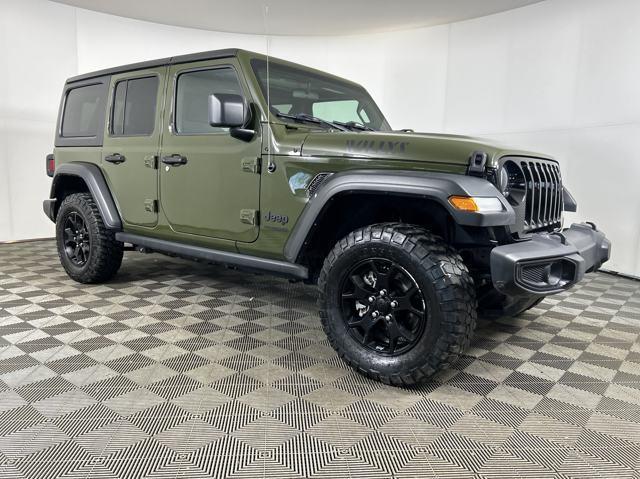 used 2021 Jeep Wrangler Unlimited car, priced at $29,770