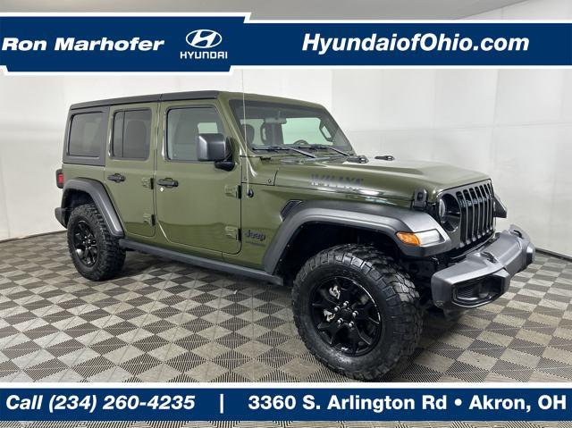 used 2021 Jeep Wrangler Unlimited car, priced at $29,770